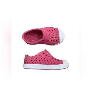 Native Toddler Size 6 Pink Jefferson Slip On Sneakers